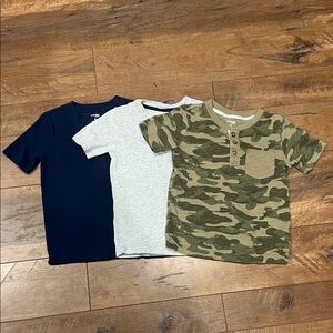 Carter's Camo and Solid Tee Trio
